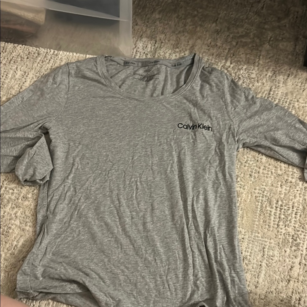 Calvin Klein Heather Gray Tee